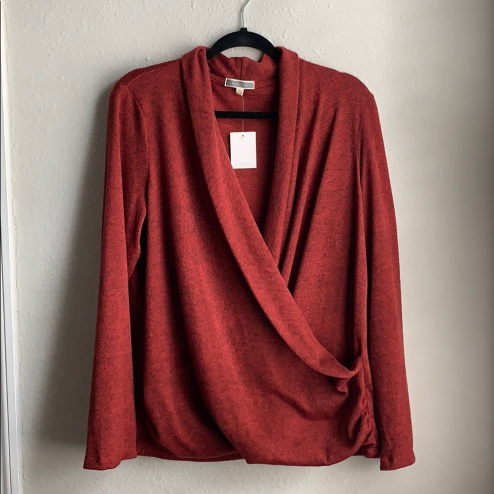 Pleione wrap sweater
